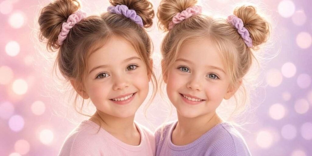 Double Puffs Toddler Girl Hairstyles