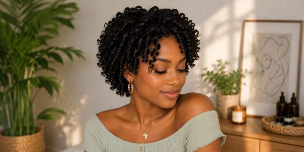 finger-coils 4B Natural Hairstyles