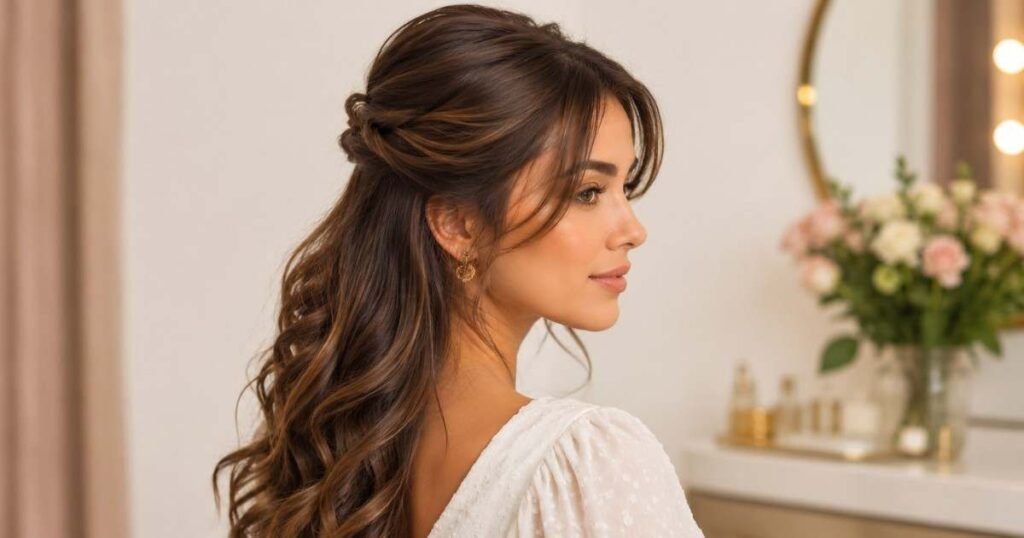 Wedding Hairstyleshalf-up-half-down