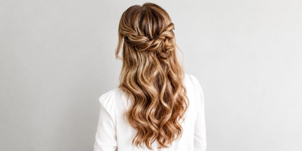 Trending Prom Hairstyleshalf-up-half-down-with-curls-or-twists