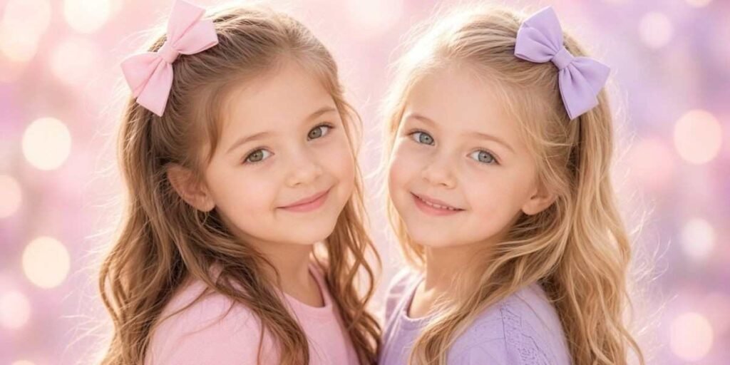 Half-Up with a Bow Clip Toddler Girl Hairstyles