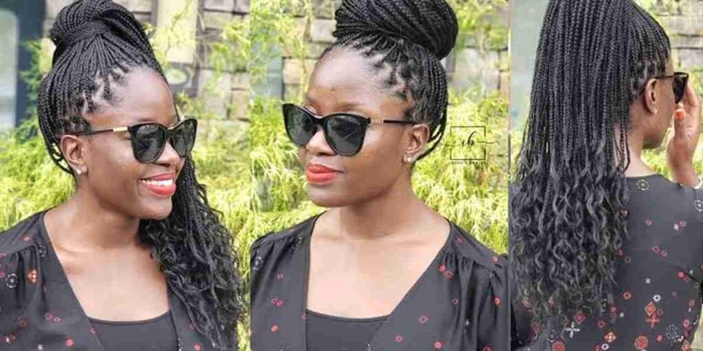 High Ponytail Knotless Braids Knotless Braids Styles