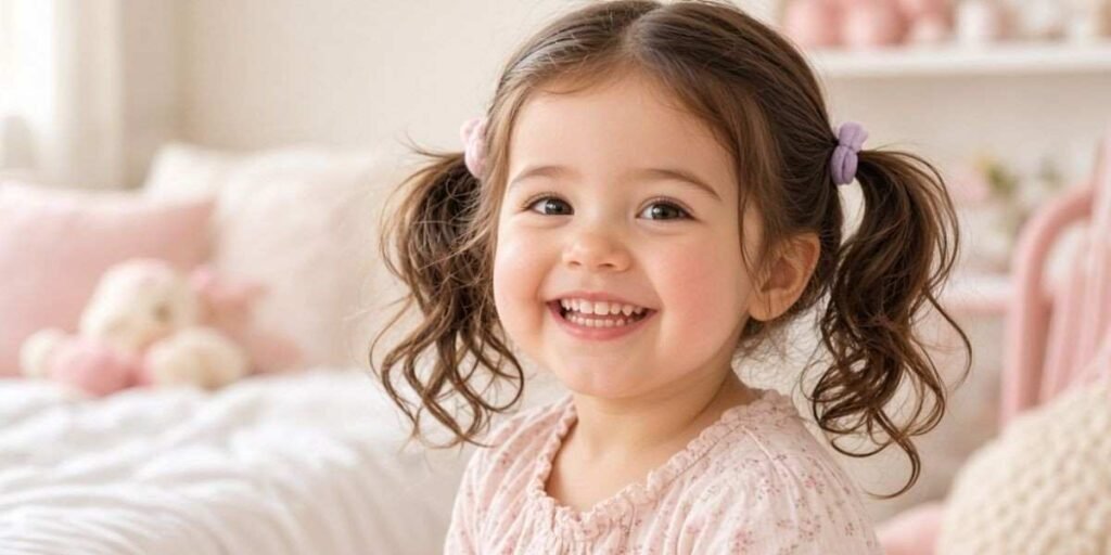 Loose Gathered Pigtails (No Braiding Required)