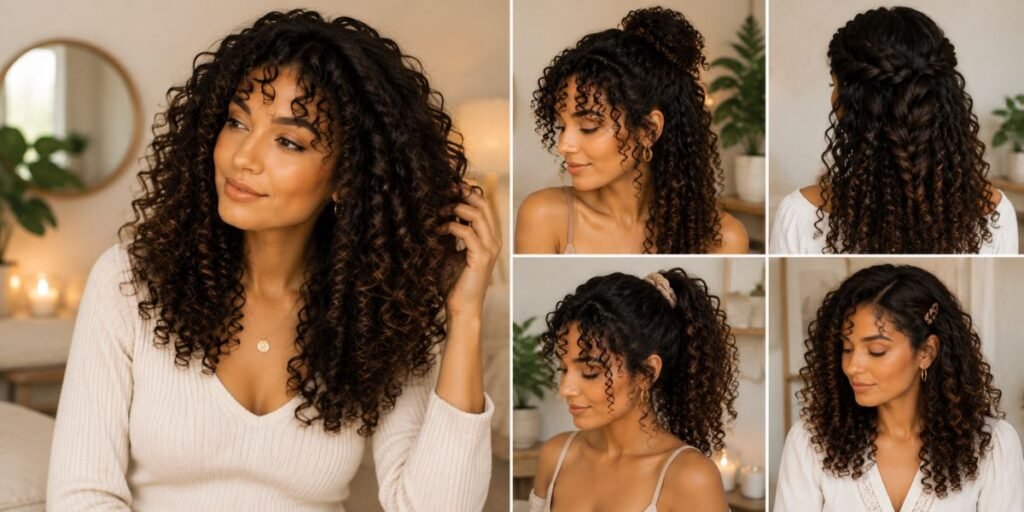 styling-ideas-for-3a-hair-loose-bouncy-ringlets 3 Curly Hair Ideas