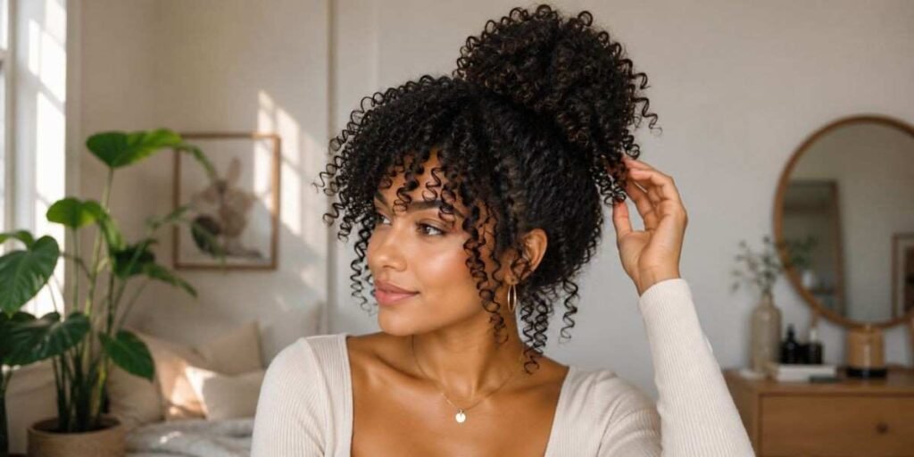 styling-ideas-for-3c-hair-dense-tight-corkscrew-curls 3 Curly Hair Ideas