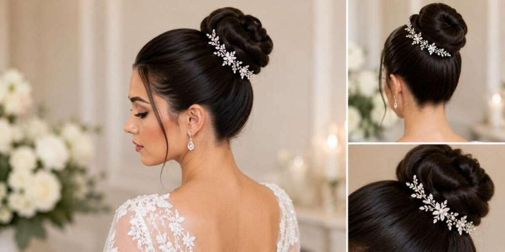 the-classic-low-chignon Bridal Updo Hairstyles