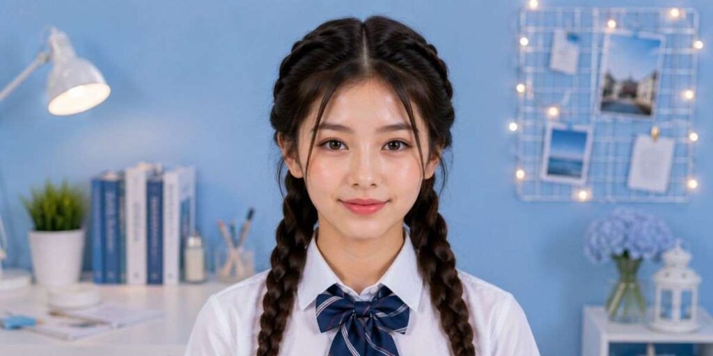 Two Simple French Braids Quick Hairstyles for School